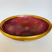 Andreas Meyer Fused Abstract Contemporary Handmade Art Glass Bowl Signed