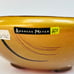 Andreas Meyer Fused Abstract Contemporary Handmade Art Glass Bowl Signed