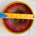 Andreas Meyer Fused Abstract Contemporary Handmade Art Glass Bowl Signed