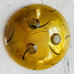 Andreas Meyer Fused Abstract Contemporary Handmade Art Glass Bowl Signed