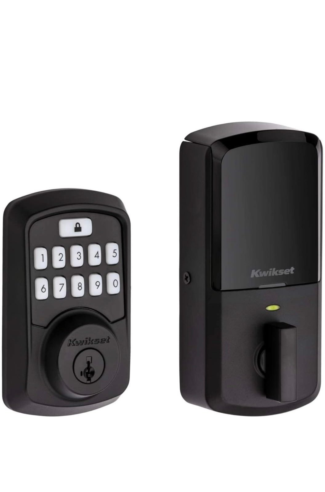 Kwikset 99420-003 Aura Bluetooth Programmable Keypad Door Lock Deadbolt Featurin
