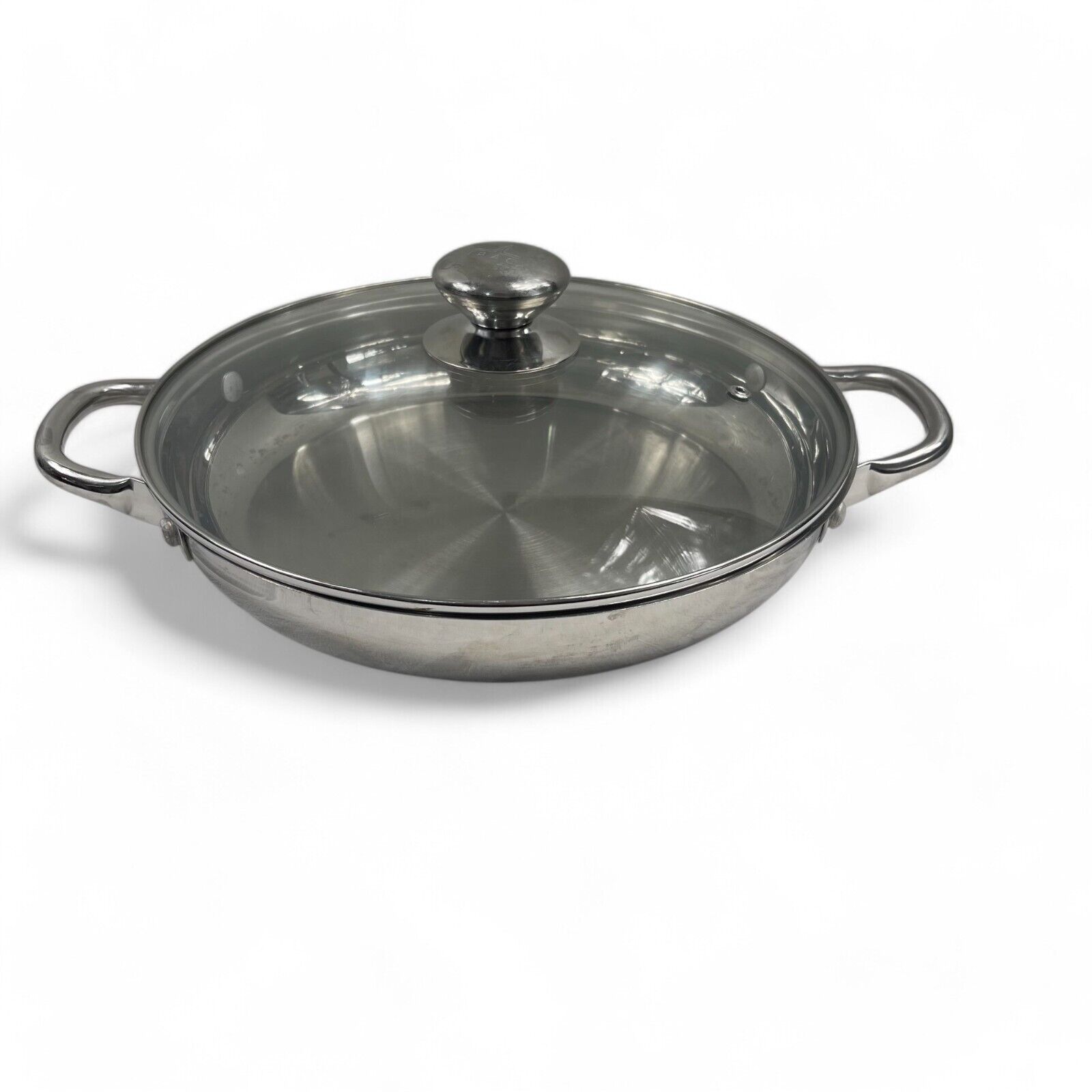 WOLFGANG PUCK CAFE COLLECTION STAINLESS STEEL 11 EVERYTHING PAN Serving Dish