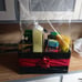 Car cleaning basket