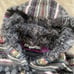 M.&KYOKO Hooded Knit Long Coat Mohair Alpaca