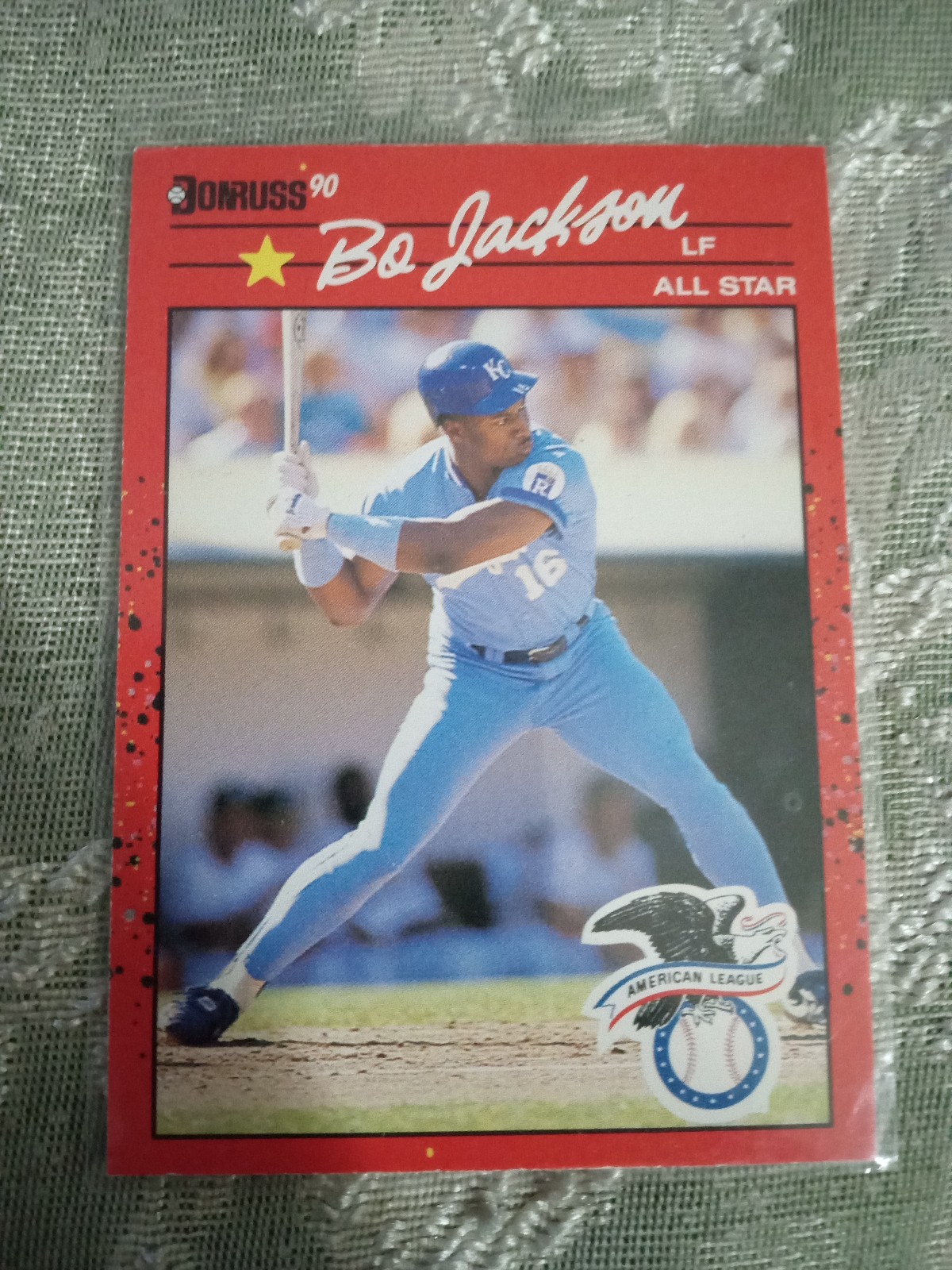 Bo Jackson 1990 DONRUSS ALL STAR #650 Error Card Probable Mint