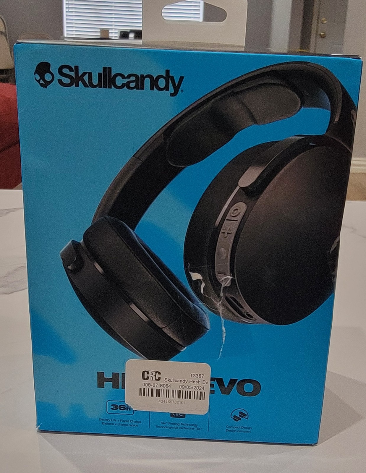Skullcandy Hesh Evo Wireless Over-Ear Headset - True Black OpenBox