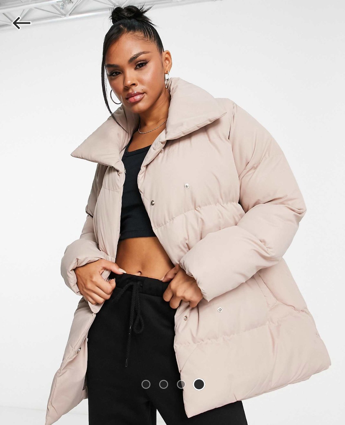ASOS Puffer Jacket Size 4