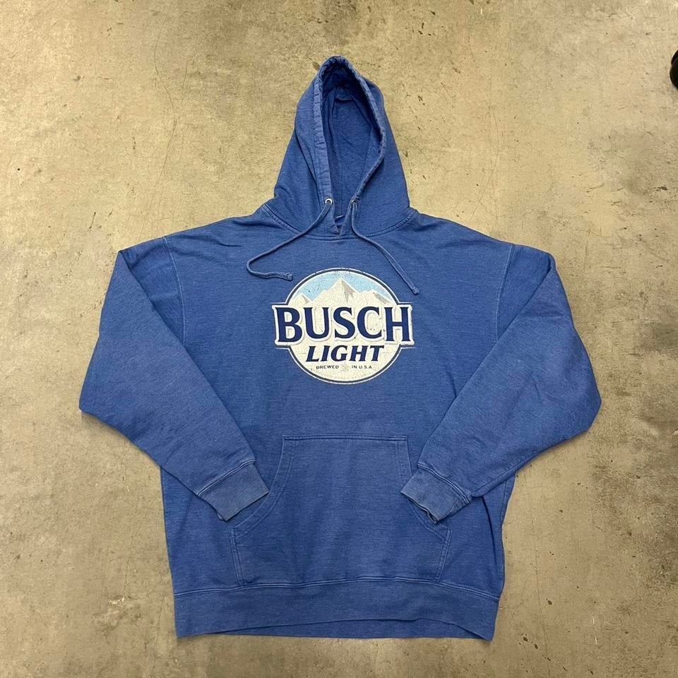 Y2K Baggy Boxy fit Busch Light Hoodie