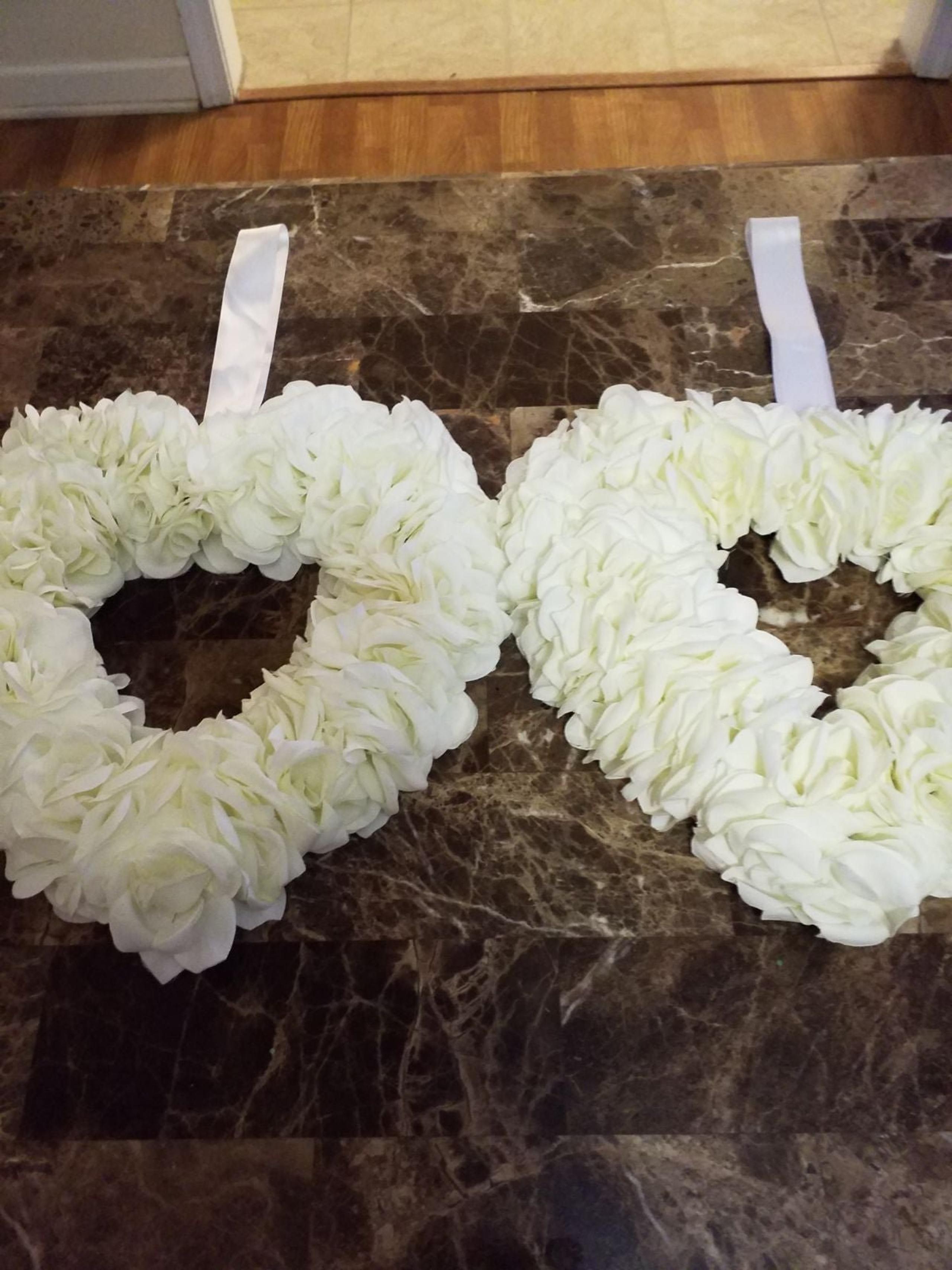 Heart Shape Wedding Wreaths