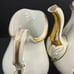 Antique Haviland Limoges Gilded Acorn Coffee/Tea Pot Sugar Bowl and Creamer Set