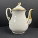 Antique Haviland Limoges Gilded Acorn Coffee/Tea Pot Sugar Bowl and Creamer Set