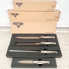 North American Fishing Club Full Kitchen Chef Cutlery Set Carving & Paring Knife
