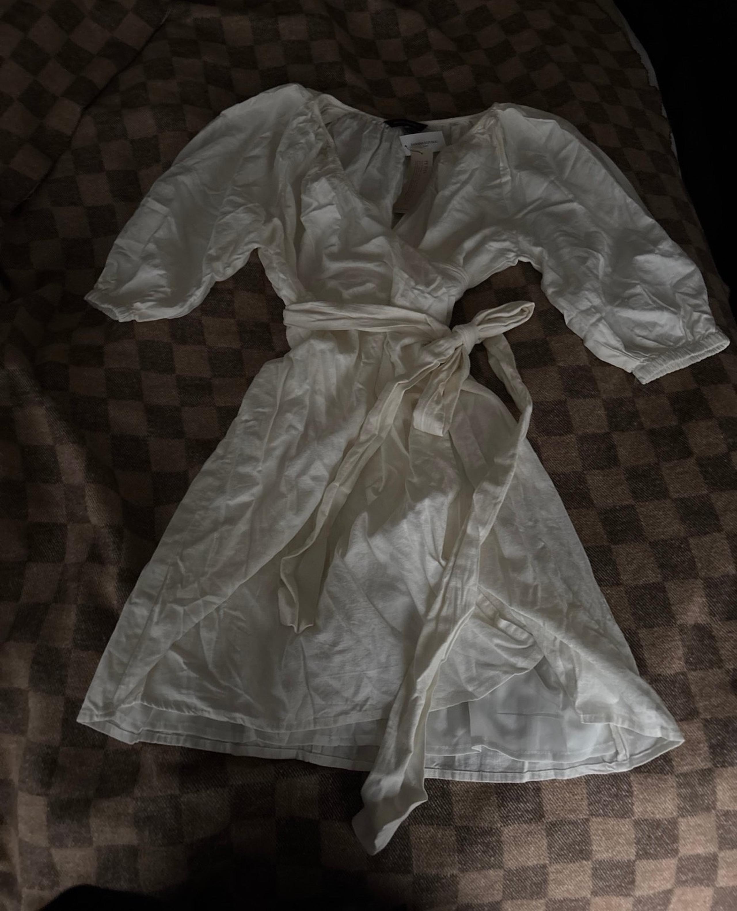 Banana Republic Linen Wrap Dress
