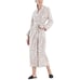 NEW NATORI Women US XL Plush Velour Mixed Jungle Cat Prints Long Sleeve Robe