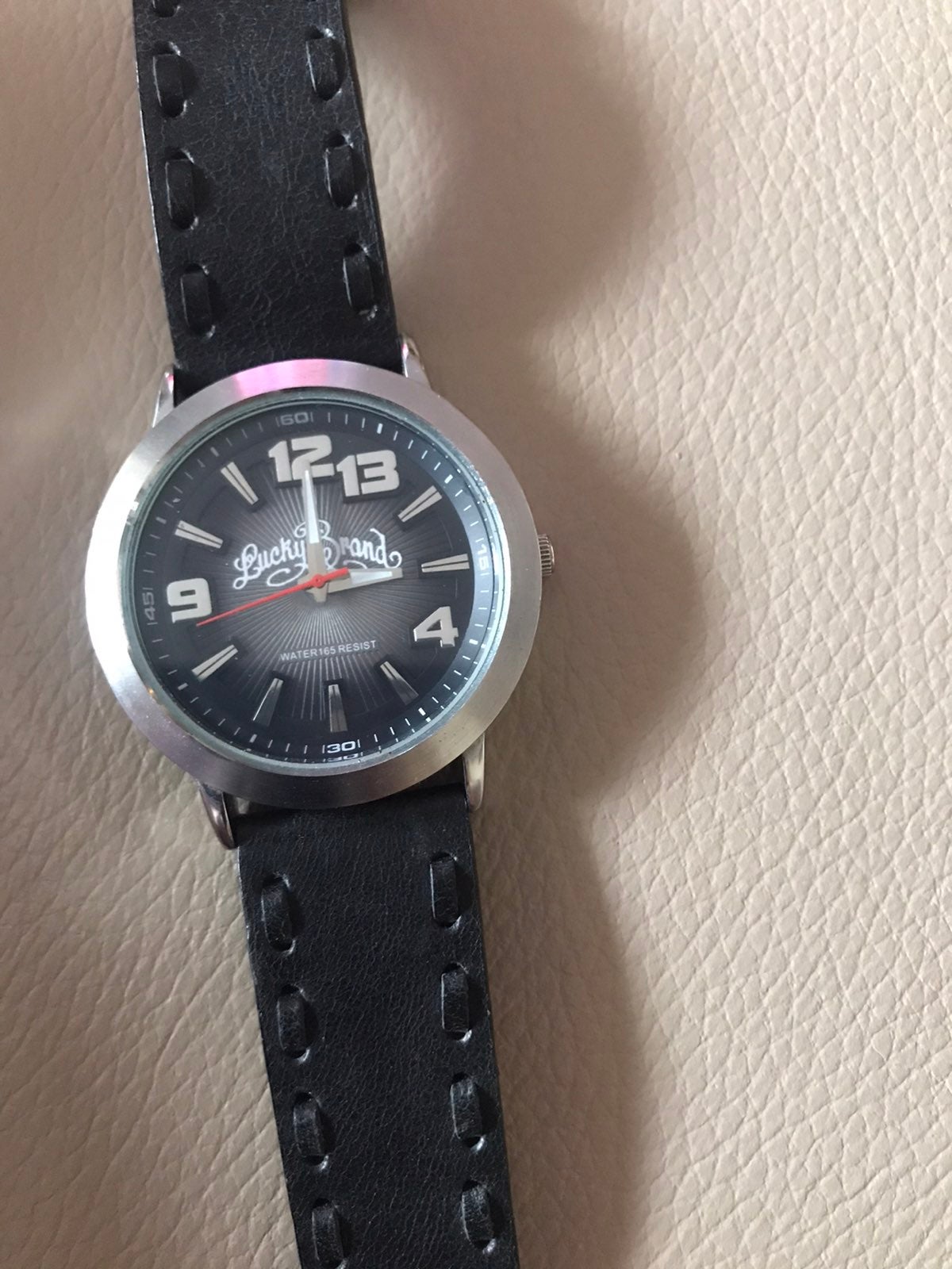 Watch Lucky Brand New Black leather band