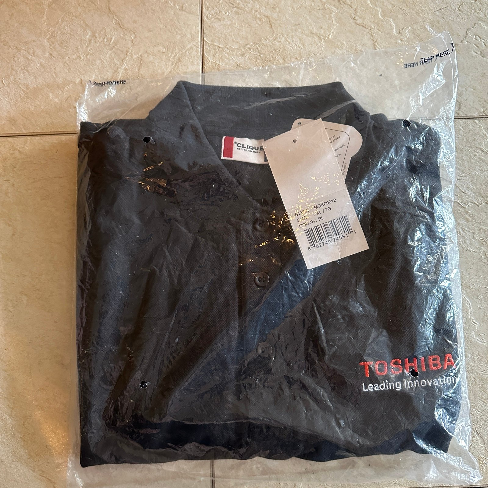 Toshiba Men's Computer Employee Uniform Worker XL Leading Innovations