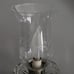 Vintage Set of Hurricane Crystal Lamps