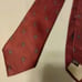 Givenchy Vintage 100% Silk Cranberry Red Necktie Tie