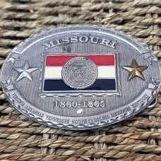 Missouri Confederate State belt buckle 2003