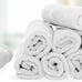 WhiteClassic Luxury Cotton Washcloths - 13x13 Hotel Face Towel White 12 Pack