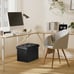 Storage Ottoman,Folding Foot Stool with Thicker Foam Padded Seat, 17x13x13in