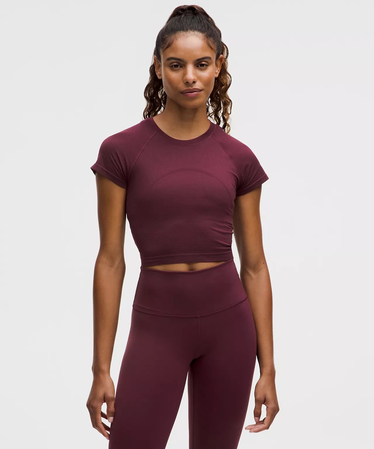 Lululemon short sleeve crop swiftly tech 4