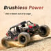UNO1RC 1:14 Brushless High-speed Off-road Vehicle, Equipped With 6 Lights, Front