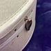 Vintage Samsonite 5420 Hat Box Train Hard Case Luggage Suitcase With Handle Gray