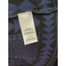 Nina Leonard Sweater Dress Women's Medium Black Blue Geo Print Rayon Round Neck