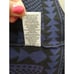 Nina Leonard Sweater Dress Women's Medium Black Blue Geo Print Rayon Round Neck