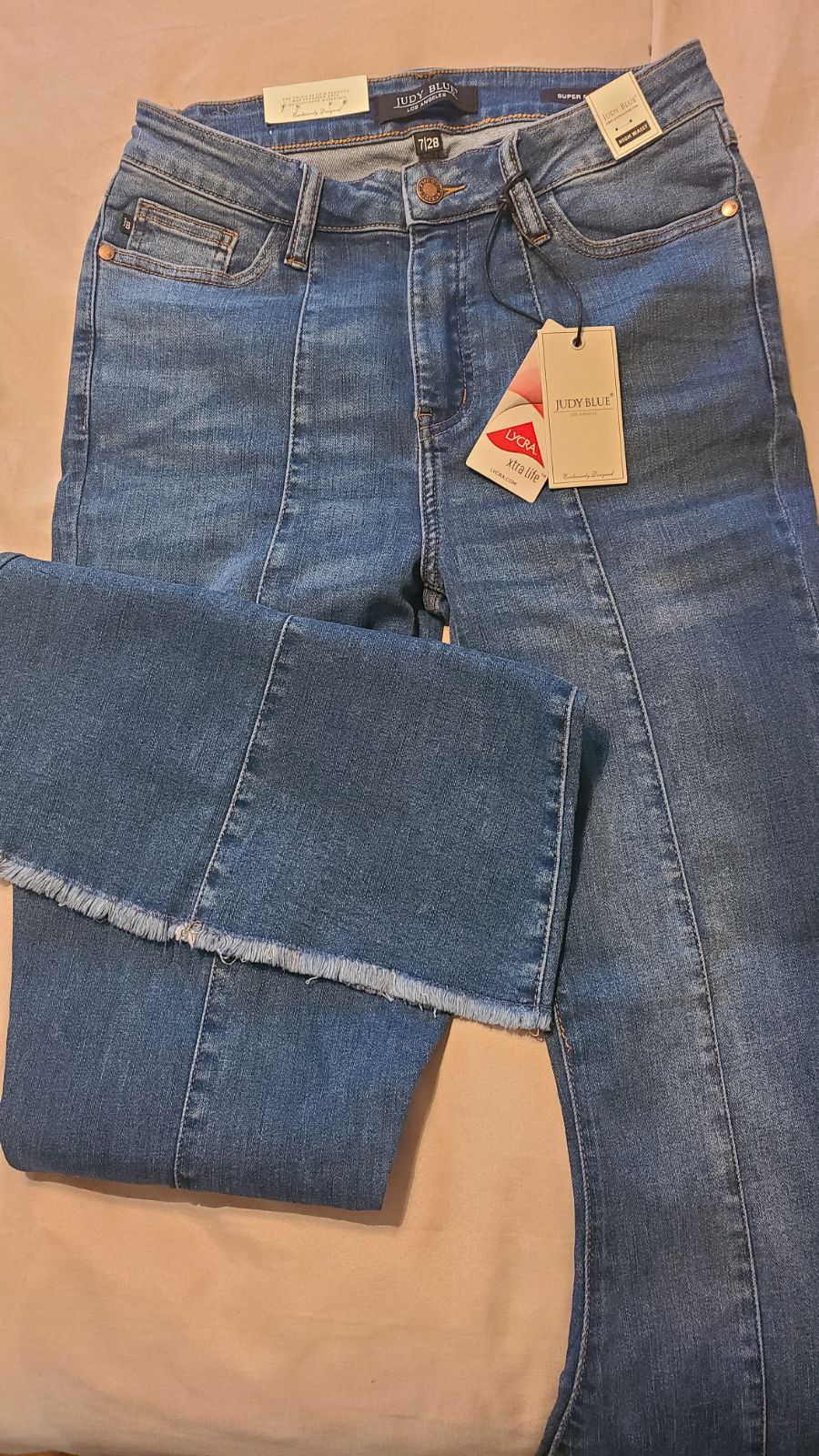 Judy Blue High Waist Super Flare w/Seam