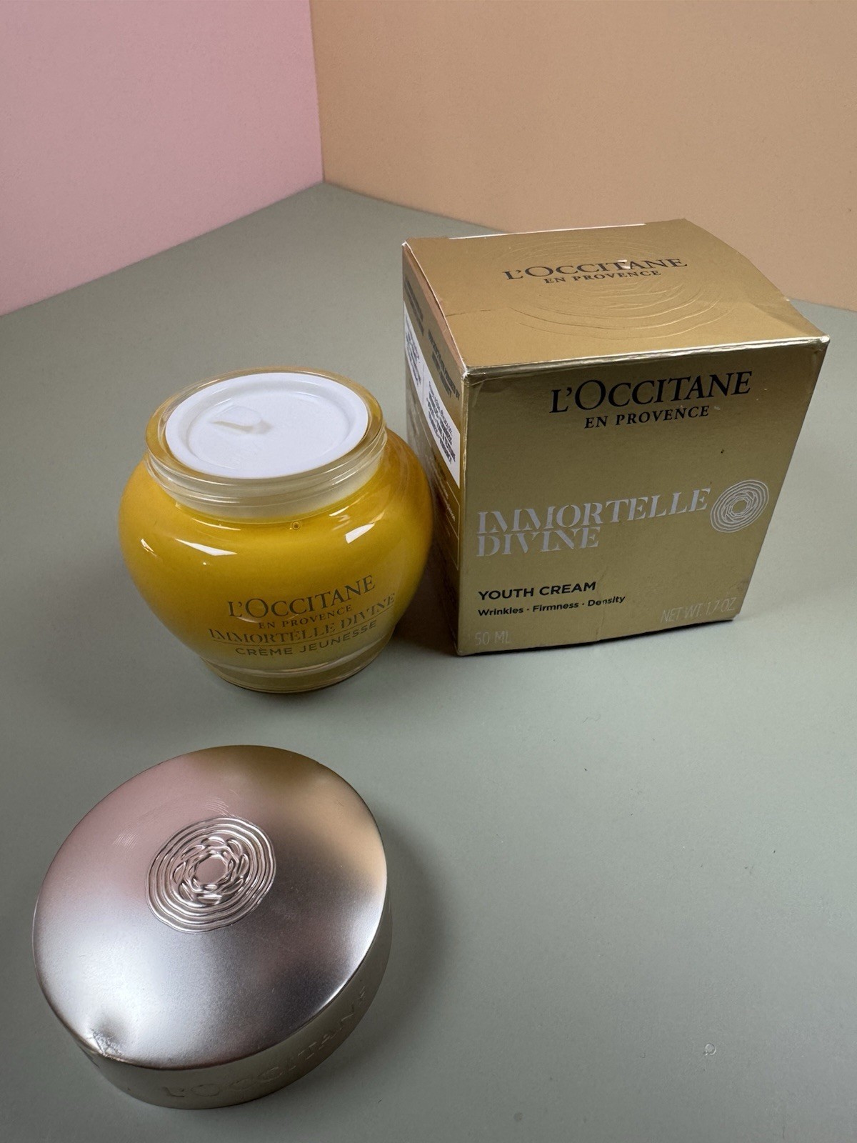 L'Occitane Immortelle Divine Cream 1.7 oz / 50 ml New In Box