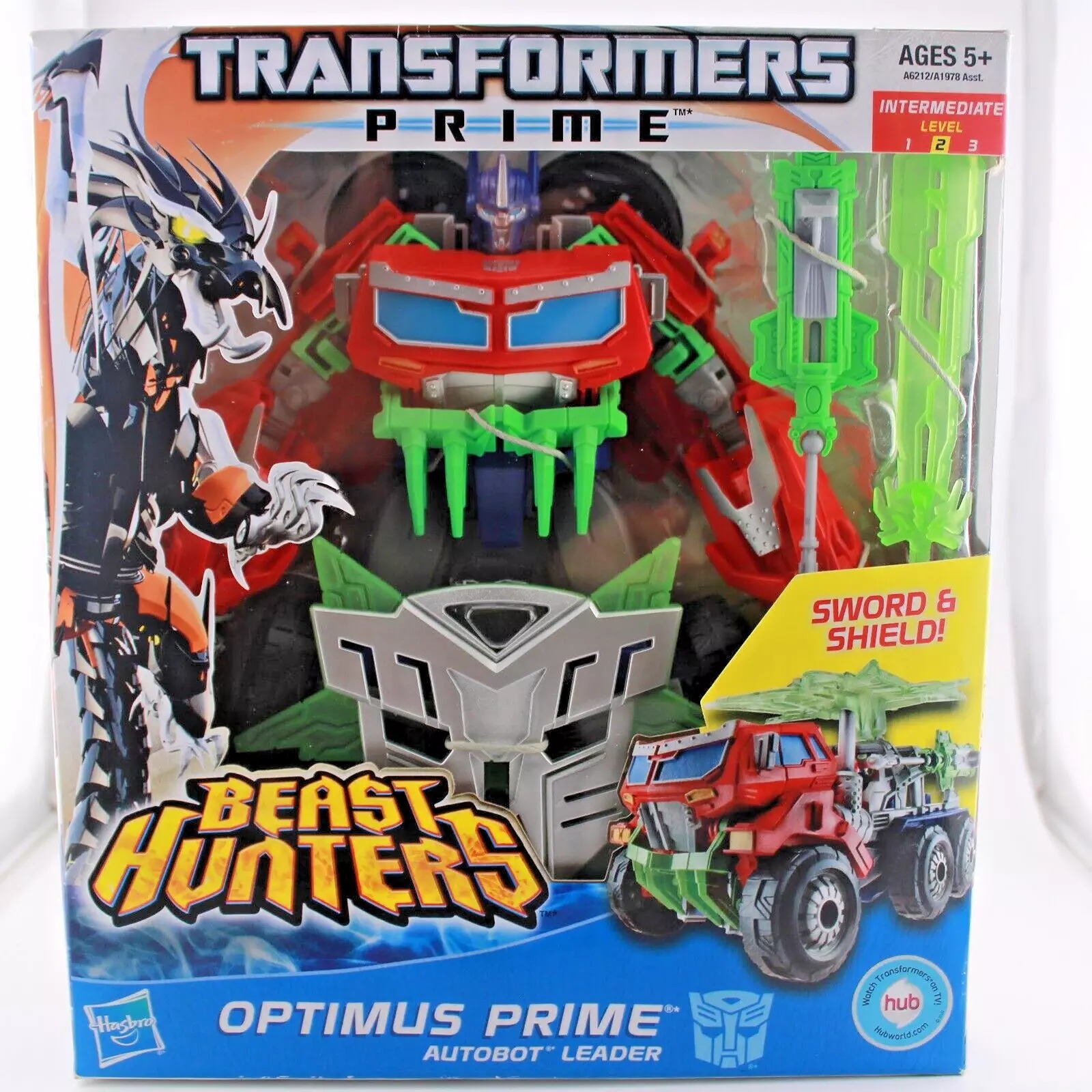 Hasbro Transformers Prime Beast Hunters Voyager Class OPTIMUS PRIME MIB MISB