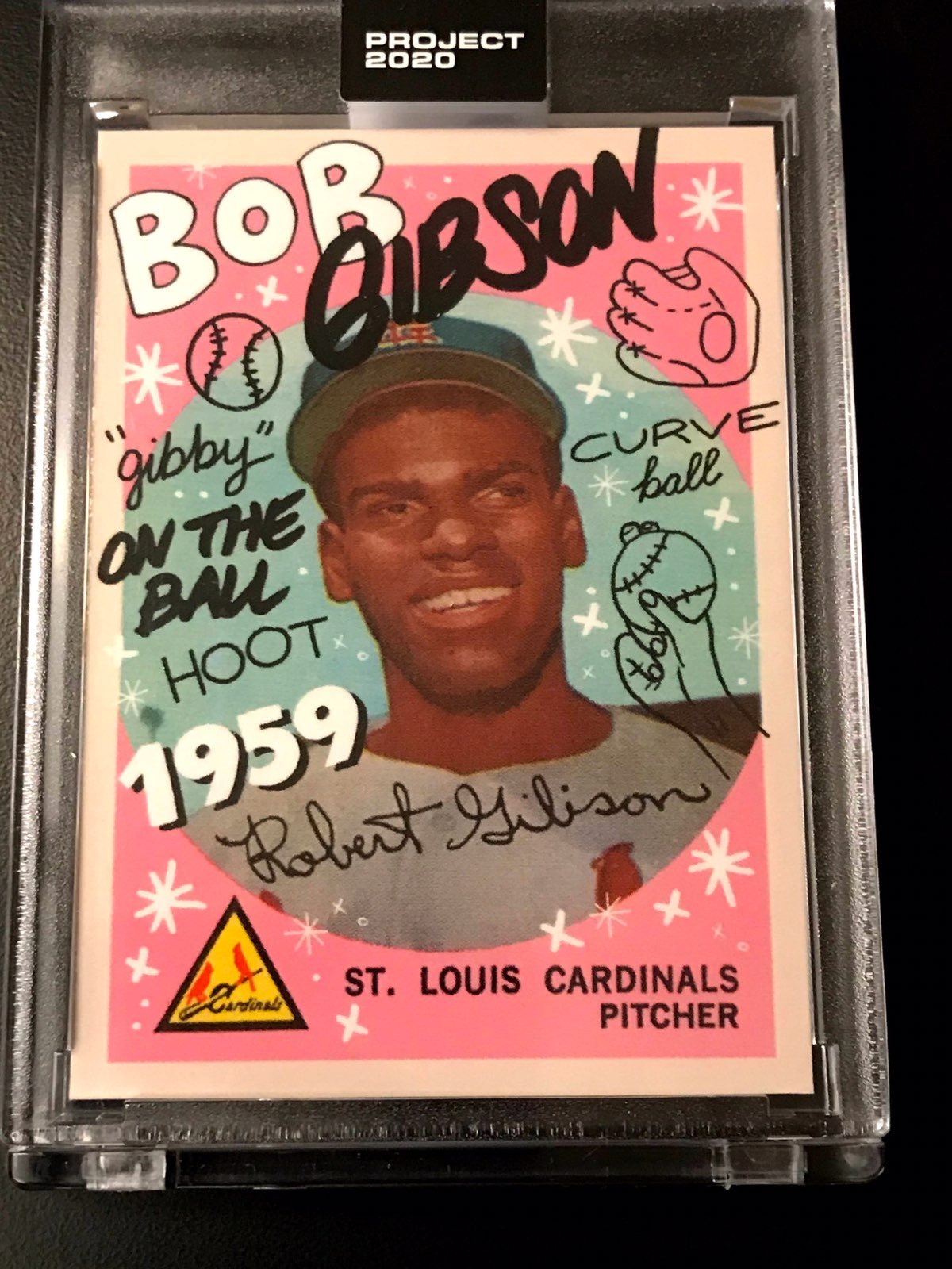 Topps Project 2020 46 Bob Gibson Chang