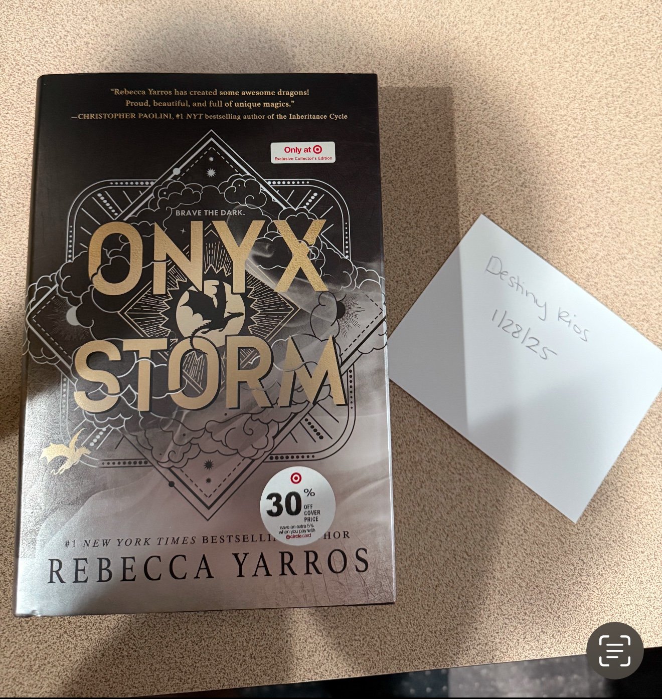 Onyx Storm Target Exclusive edition NEW