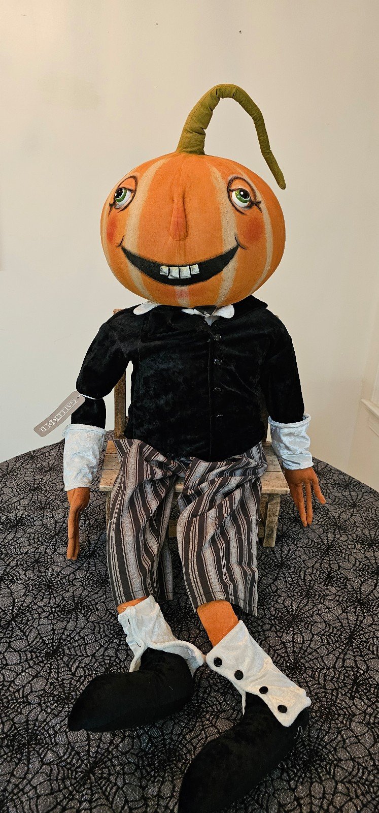 New Pablo Gathered Traditions Joe Spencer Art Doll Halloween/Fall