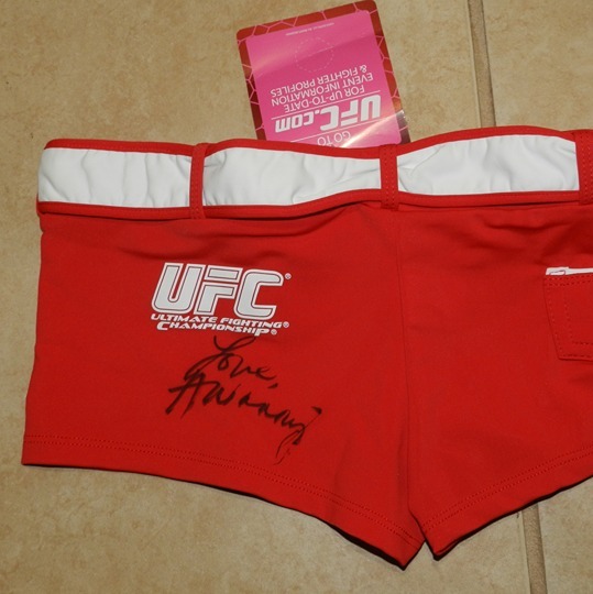 ARIANNY CELESTE AUTOGRAPHED OFFICIAL UFC BIKINI BOTTOMS RARE