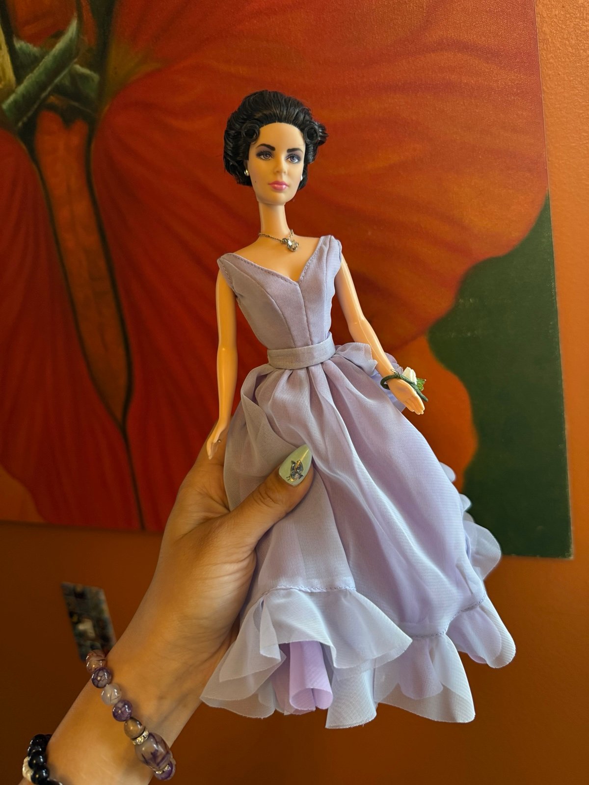 Elizabeth Taylor Barbie collector doll oob