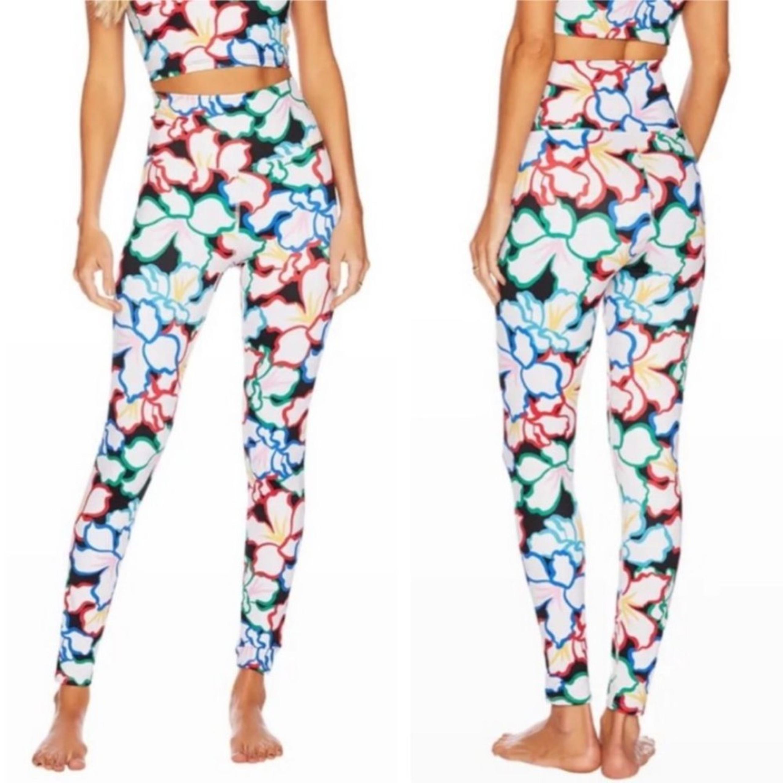 Beach Riot Piper High Rise Legging in Pop Flower