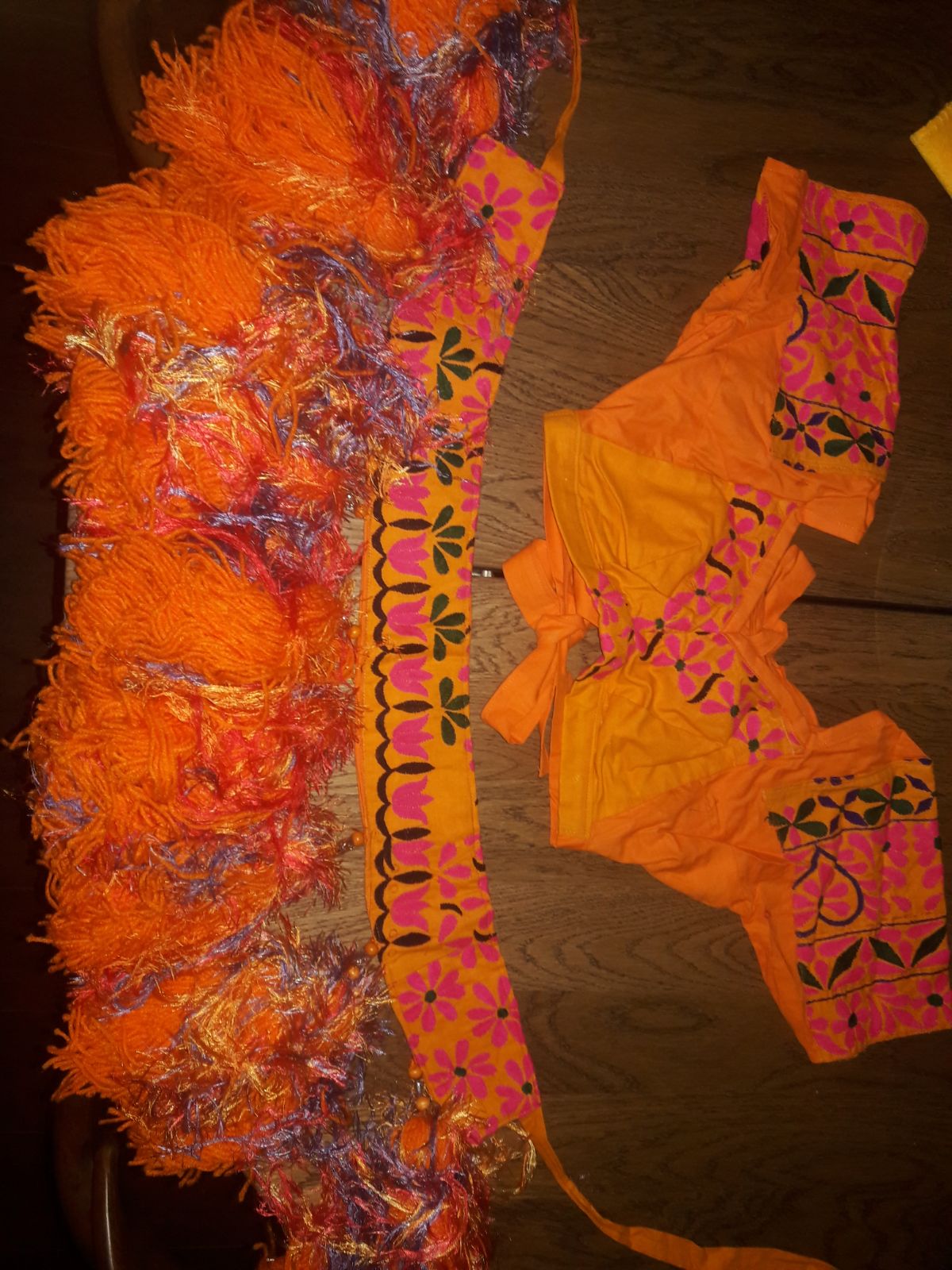 Belly Dance Bra and Belt for Costume.