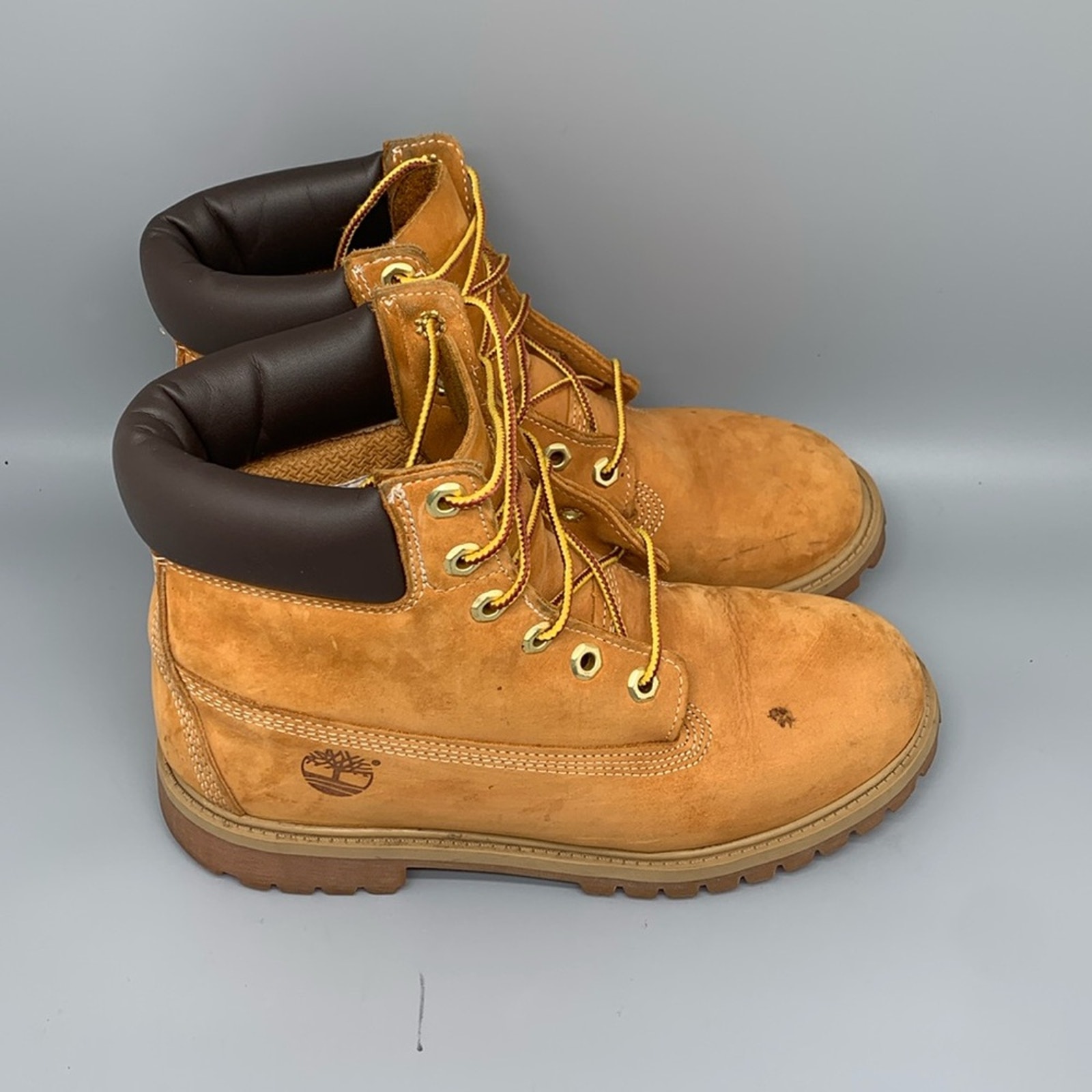 Timberland 6 Premium Tan Leather Boots Men's Sz 6