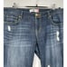 CAbi Distressed Slim Boyfriend Jeans Denim Womens Size 8