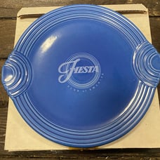 Retired Sapphire Blue Fiesta Fiestaware Club of America 12 Platter Cake Plate