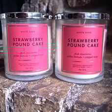 bath and body works strawberry pound cake one wick candles