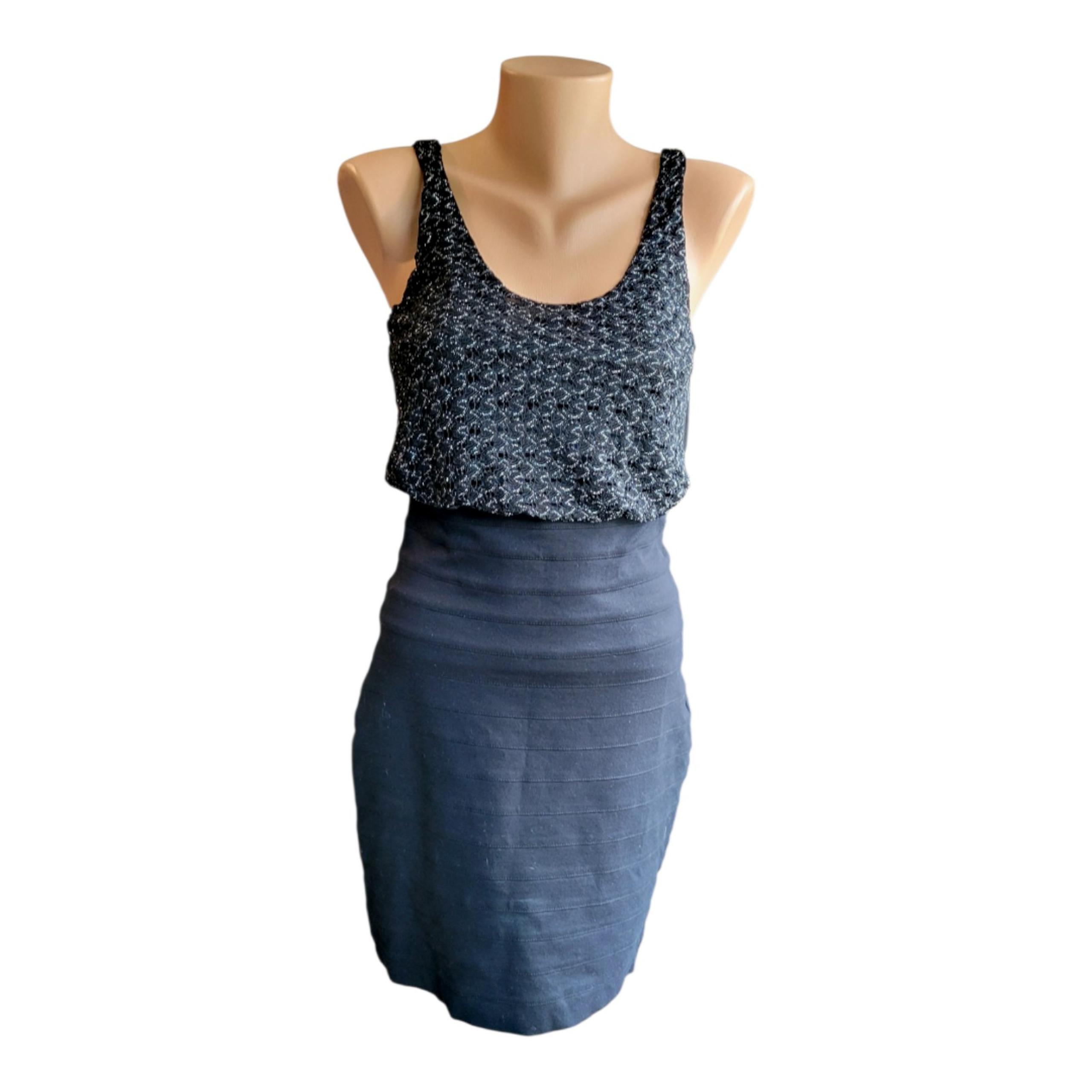 Express Dark Gray Pencil Skirt
