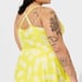 Torrid yellow pineapple swimsuit swim dress NWT