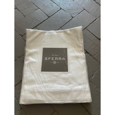 Sferra Bros Darby White Oblong Tablecloth 70 X 90 NEW