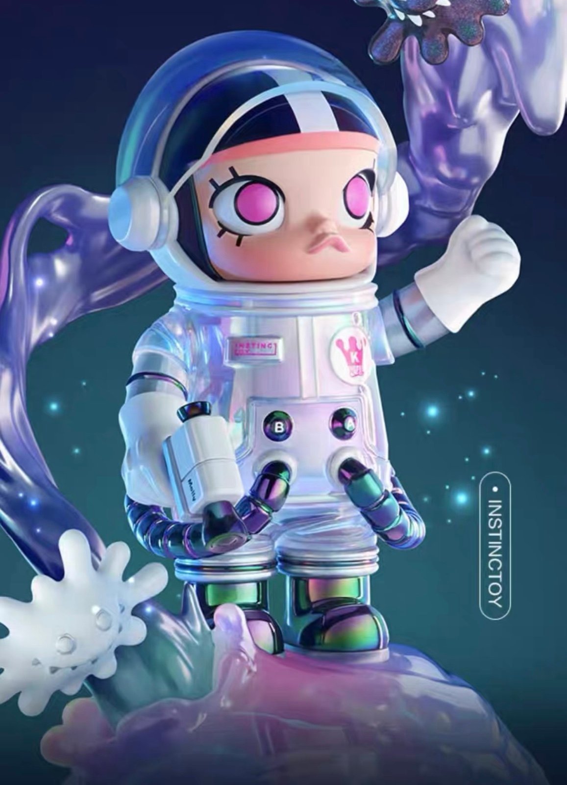 AUTHENTIC POP MART Mega Space MOLLY 100% Series 1