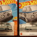Hot Wheels Rare 1:1 Error Volkswagen T2 Pickup Grey 2024 G Case Paint Error