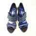 Francesco Sacco Heels Blue Crystal Rhinestone Sandal Stiletto Italy 36
